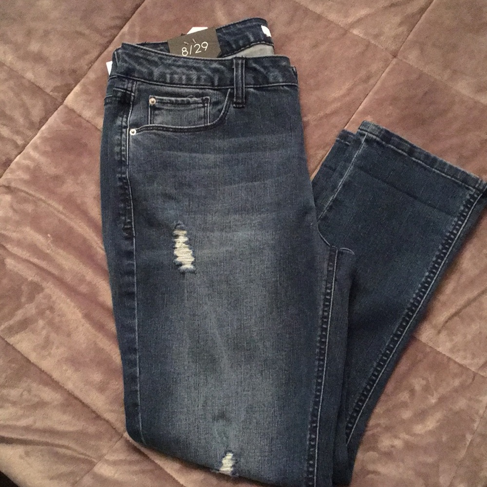 KENSIE NWT Skinny crop jeans